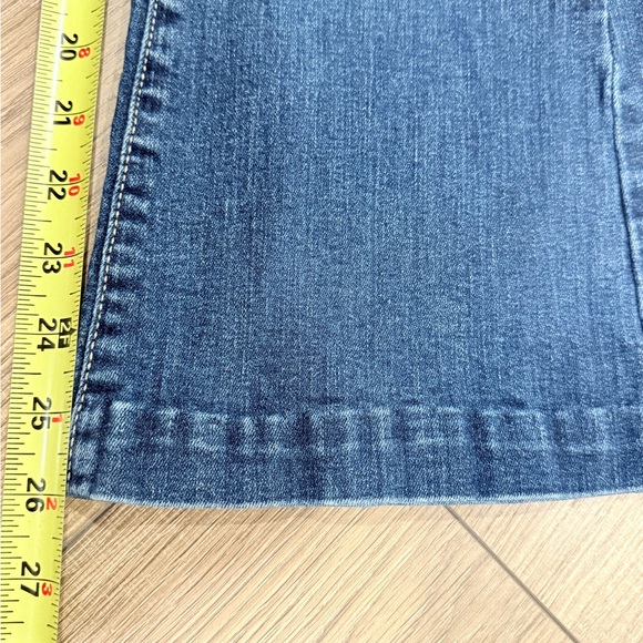 Lucky Brand Jeans Womens 8/29 Blue Stevie High Rise Flare Denim Front Pockets - Picture 10 of 12